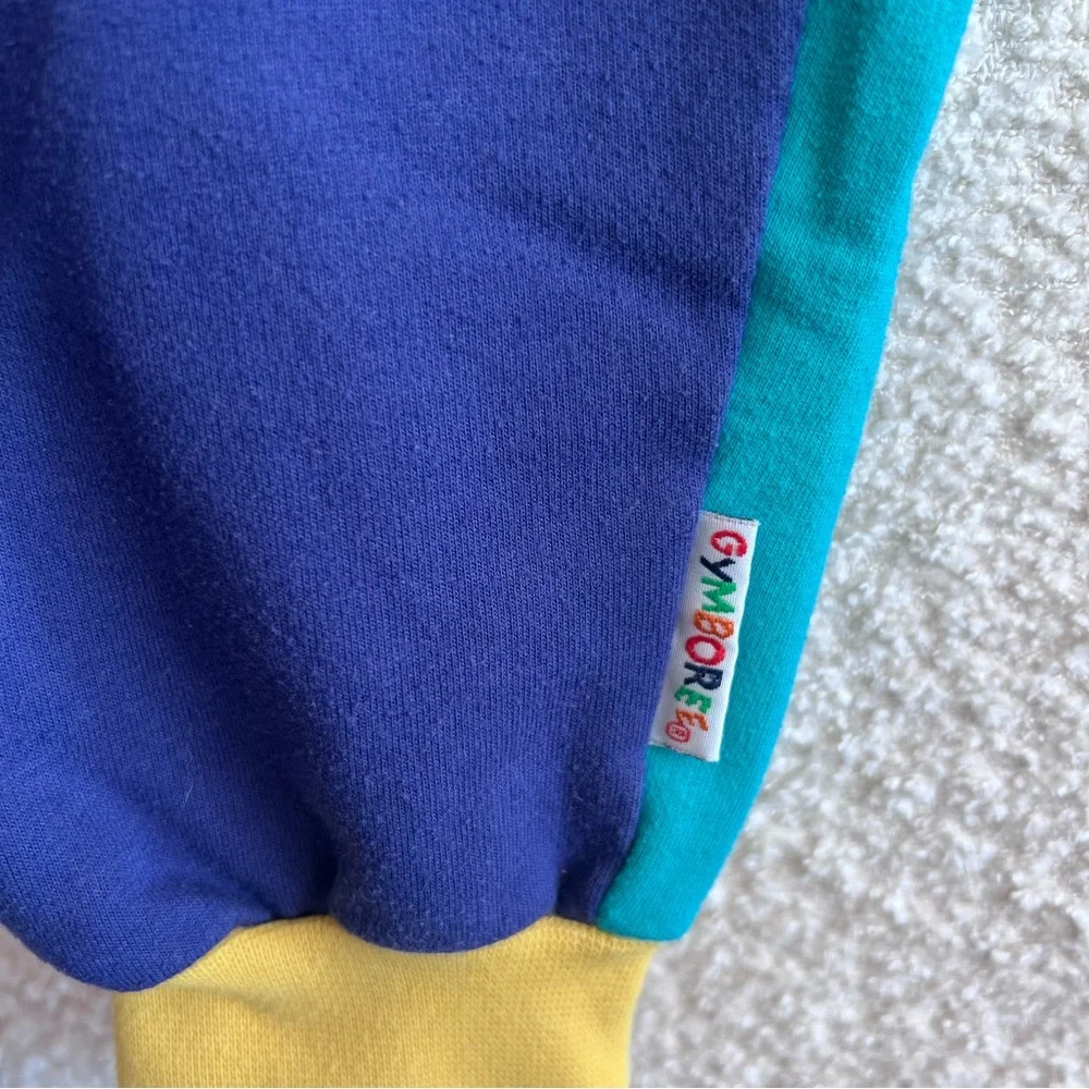 Gymboree Vintage Colorblock‎ 90s Blue One Piece Romper Size 18-24 Months/Small